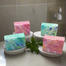 Load image into Gallery viewer, Tie Dye Hibiscus Soap