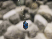 Load image into Gallery viewer, Wire Wrapped Azurite-Malachite and Copper Ore Necklace