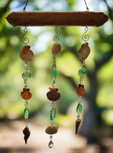Load image into Gallery viewer, Resin, Seashell and Crystal Sun Catcher