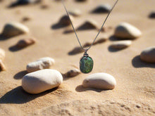 Load image into Gallery viewer, Wire Wrapped Green Magnesite Necklace