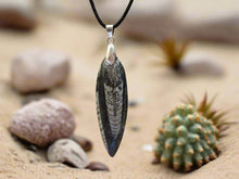 Load image into Gallery viewer, Orthoceras Fossil Necklace