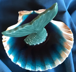 Mermaid Tail Resin Jewelry Holder