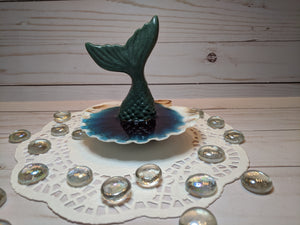 Mermaid Tail Resin Jewelry Holder