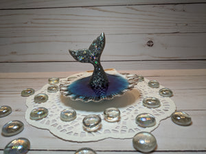 Mermaid Tail Resin Jewelry Holder