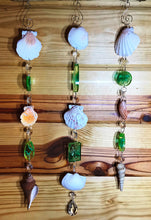 Load image into Gallery viewer, Resin, Seashell and Crystal Sun Catcher
