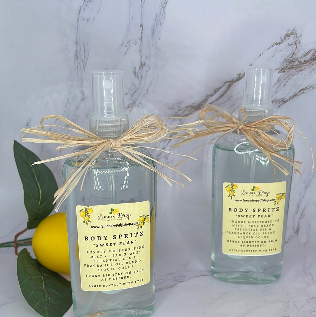 Sweet Pear Body Spritz – Lemon Drop Gift Shop